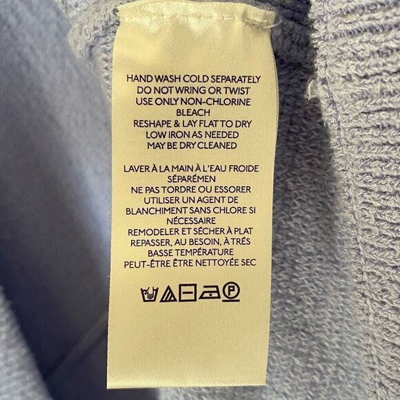 Free People Ottoman Serenity Purple Open Front Knit Cardigan NWT Size Small - Picture 8 of 9